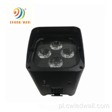 4PCS*18W LED PAR 6IN1 RGBWA UV Uplight Bateria